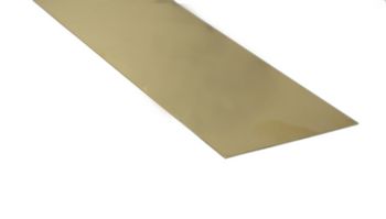 Brass Strip - 2\" Wide, 0.064\" Thick, 12\" Long #8249